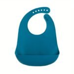 1 Pc Silicone Baby Bibs Infant Solid Color Bib Waterproof Soft Adjustable Children Feeding Cloths For Babies Accessories - Image 11