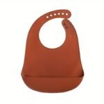 1 Pc Silicone Baby Bibs Infant Solid Color Bib Waterproof Soft Adjustable Children Feeding Cloths For Babies Accessories - Image 5