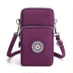 1Pc Sport Wallet, Mobile Phone Bag, Shoulder Bag, Handbag, Coin Purse, Retro Keychain Small Purse - Image 7