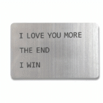 Valentine'S Day Gift 1Pc Anniversary Wallet Insert For Men, Novelty Wallet Card Gift, I Love You More, Engraved Keepsake For Him - Image 3