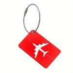 1Pc Aluminium Alloy Luggage Tags Baggage Name Tags Portable Suitcase Address Label Holder With Steel Ring Travel Trunk Accessories - Image 22