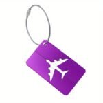 1Pc Aluminium Alloy Luggage Tags Baggage Name Tags Portable Suitcase Address Label Holder With Steel Ring Travel Trunk Accessories - Image 23