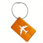1Pc Aluminium Alloy Luggage Tags Baggage Name Tags Portable Suitcase Address Label Holder With Steel Ring Travel Trunk Accessories - Image 11
