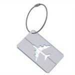 1Pc Aluminium Alloy Luggage Tags Baggage Name Tags Portable Suitcase Address Label Holder With Steel Ring Travel Trunk Accessories - Image 13