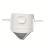 1 Pc Stainless Steel Portable Coffee Filter - Easy To Clean, Reusable, Paperless Pour Over Dripper With Foldable Funnel - Image 5