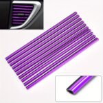 10Pcs 20Cm Car Air Conditioner Air Outlet Decoration U-Shaped Decorative Strip Car Shape Door Corner Protector - Image 7