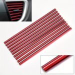 10Pcs 20Cm Car Air Conditioner Air Outlet Decoration U-Shaped Decorative Strip Car Shape Door Corner Protector - Image 3