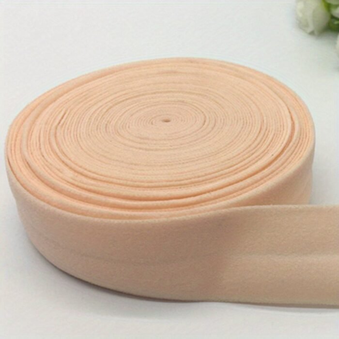 1 Roll, 1.8Meter/Length 1" (25Mm) Elastic Band Multicolor Fold Over Spandex Elastic Ribbon For Sewing Lace Trim Waist Band Garment Accessory - Image 26