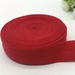 1 Roll, 1.8Meter/Length 1" (25Mm) Elastic Band Multicolor Fold Over Spandex Elastic Ribbon For Sewing Lace Trim Waist Band Garment Accessory - Image 11