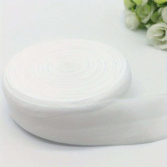 1 Roll, 1.8Meter/Length 1" (25Mm) Elastic Band Multicolor Fold Over Spandex Elastic Ribbon For Sewing Lace Trim Waist Band Garment Accessory - Image 3