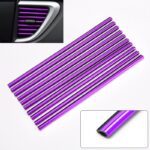 10Pcs 20Cm Car Air Conditioner Decoration Strip For Vent Outlet, U Shape Moulding Trim Strips, Styling Car Door Edge Corner Protector - Image 9