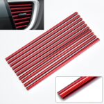 10Pcs 20Cm Car Air Conditioner Decoration Strip For Vent Outlet, U Shape Moulding Trim Strips, Styling Car Door Edge Corner Protector - Image 3