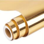 1 Roll Permanent Metallic Adhesive Vinyl Roll, - 12" X 5 Ft- Chrome Metallic Adhesive Vinyl For Silhouette Cameo, Decor Sticker, Cutting Machine, Home Decal - Image 5