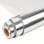 1 Roll Permanent Metallic Adhesive Vinyl Roll, - 12" X 5 Ft- Chrome Metallic Adhesive Vinyl For Silhouette Cameo, Decor Sticker, Cutting Machine, Home Decal - Image 7