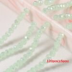 120Pcs Glass Beads Faceted Loose Spacer Round Beads For Diy Bracelet Necklace Elegant Handicrafts Jewelry Making Supplies - Image 17