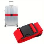 1Pc Rainbow Adjustable Luggage Strap Packing Strap Travel Buckle Packing Strap - Image 9