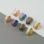 4Pcs Sewing Thimble, Vintage Thimble, Protect Fingers, Sewing Supplies - Image 3