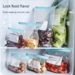 15/20 Pcs Airtight Food Storage Bags - Fresh-Keeping, Zippered, And Sealed For Fruit, Grain, Vegetable, And Meat - Perfect Kitchen Organizers And Storage Solutions For Home Cooks And Chefs - Image 8