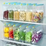 45/20/30/40Pcs Reusable Storage Bags 45/20/30/40Pcs Reusable Storage Bags, Zippered Fresh-Keeping Bag, Food Sorting Storage Bag, Food Preservation Sealed Bag, For Fruit, Grain, Vegetable And Meat, Kitchen Organizers And Storage, Kitchen Accessories - Image 14