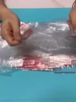 100-Pack Small Zipper Lock Bags, Re-Closable Transparent Polyethylene Vacuum Bags, 0.05Mm Thickness, Hand Washable Shoe Storage Bags - Image 7