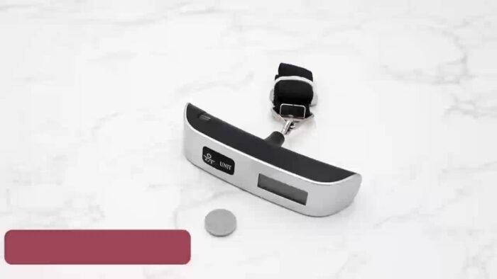 1Pc 110Lb/50Kg Accurate Digital Handheld Luggage Scale - Compact Portable Travel Scale With Backlight Lcd Display, Easy-To-Read Weight, Auto-Zero, Tare Function, And Battery-Operated Design, Batteries Included - A Must-Have For Travelers And Shoppers - Image 6