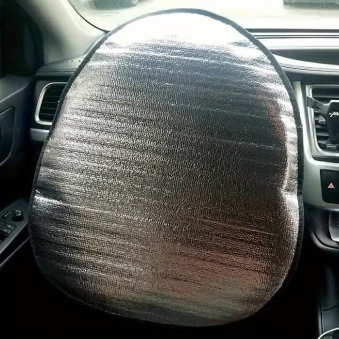 Keep Your Car Cool & Protected - Steering Wheel Sun Shade Cover Fits All Suvs, Trucks & Cars - Image 8
