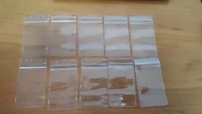 10Pcs Waterproof Transparent Card Holder Plastic Protector Case Business Bus Bank Credit Card Protector Id Card Badge Holders - Image 6