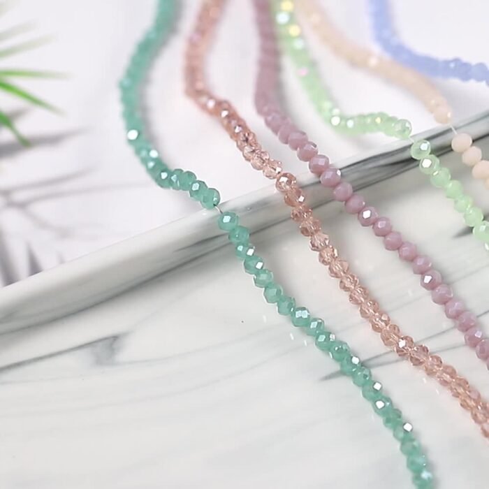 120Pcs Glass Beads Faceted Loose Spacer Round Beads For Diy Bracelet Necklace Elegant Handicrafts Jewelry Making Supplies - Image 21