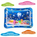 1Pc Inflatable Crawling Mat, Tumbling Water Mat, Game Mat, For Home And Travel Use - Image 2