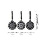 1Pc Egg Frying Pot, Mini Breakfast Egg Frying Pot, Assorted Varieties Cartoon Frying Pot, Heart-Shaped Non-Stick Egg Pot, Omelette Pans Of Various Shapes, Kitchenware, Kitchen Tools - Image 8