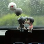 1Pc Car Ornaments Center Console Figurines Cute Car Lovers Desk Decoration For Car - Image 2
