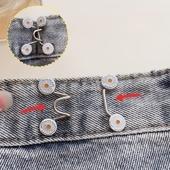 1 Set Of Punch-Free Creative Waist Buckles, Detachable, Adjustable And Easy To Install, Jeans Waist Adjustment Buckle - Image 12