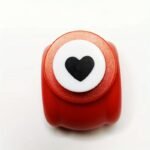 1Pc Mini Cute Heart-Shaped Paper Punch, Manual Handheld Embossing Tool For Diy Crafts, Plastic Material, Uncharged, No Battery Required - Image 6