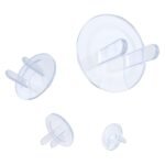 10 Pack Baby Proofing Outlet Covers With Secure Hidden Handle - Childproof Square Socket Protectors, Durable Plastic Non-Toxic For Electrical Outlets, Toddler Safety Plug Covers For Home Protection, Discreet Design - Image 2