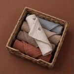 Youngsters'S Four-Layer Gauze Cotton Small Square Towel, Saliva Towel, Face Washing Towel, Feeding Towel Handkerchief