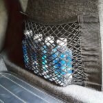 A Universal Storage Bag With Elastic Rope Net For The Back Of Car Seats, Designed To Organize Belongings. - Image 7