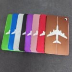 1Pc Aluminium Alloy Luggage Tags Baggage Name Tags Portable Suitcase Address Label Holder With Steel Ring Travel Trunk Accessories - Image 6