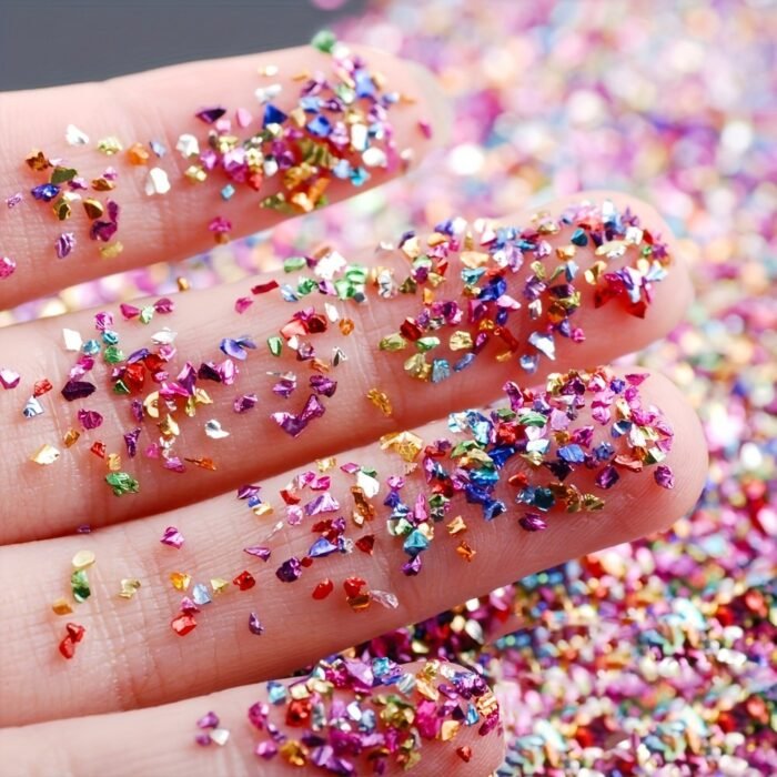 10/50/100G/Pack Irregular Glass Crushed Crackle Stone Chips For Diy Resin Crafts Nail Art Decoration Filler Jewelry Making Supplies - Image 13