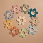 1Pc Silicone Wooden Teether Toy, Food Grade Teether, Great Christmas Halloween Thanksgiving Day Gift, New Year'S Gift, Valentine'S Day Gift - Image 10