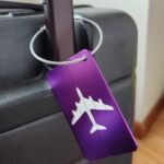 1Pc Aluminium Alloy Luggage Tags Baggage Name Tags Portable Suitcase Address Label Holder With Steel Ring Travel Trunk Accessories - Image 10