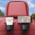 1Pc Multi-Function Car Organizer With Hook, Cup Holder & Storage Box - Durable Pp Material For Seat Back Drink And Phone Holder - Image 7
