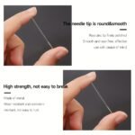40Pcs Big Hole Big Eye Needle Household Sewing Needle Sewing Quilt Special Long Thick Needle Old Man Handmade Steel Needle Hand Sewing Needle - Image 5