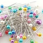 100Pcs Colorful Handmade Positioning Pins Ball Head Pins For Sewing And Beading Jewelry Making Accessories Small Business Supplies