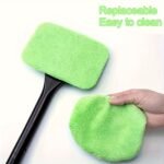 1 Set Of Windshield Cleaning Brush Kit With Brush Rod/1 Simple Windshield Cleaning Brush Cloth, Easy-To-Use Wiping Tool For Cleaning And Protecting Your Windshield-Car Window Brush,Car Cleaning Wipe,Clear Car Washing Equipment,Car Washing Tools, Without Battery - Image 6
