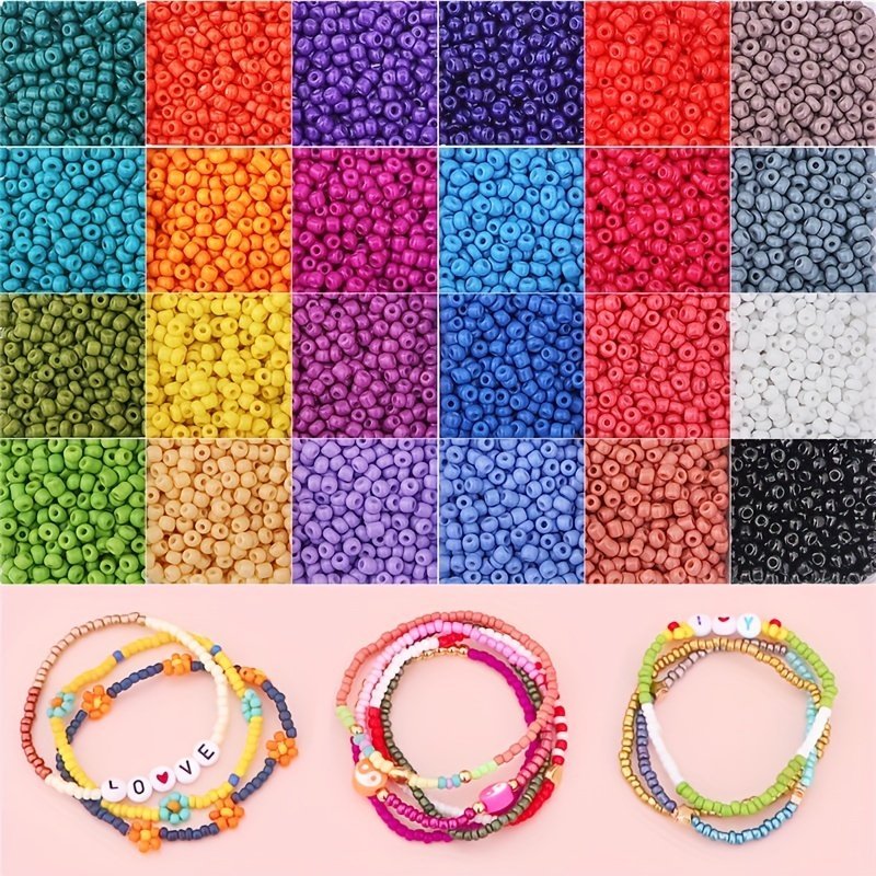 product-Fancyalgo-VirtualModelMatting-173bd65921ab43a4cd39113a8fa31069.jpg 1000Pcs 2Mm Charm Czech Glass Seed Beads Diy Bracelet Necklace Spacer Beads For Jewelry Making Diy Earring Necklace - Image 1