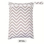 1Pc Reusable Wet Bag Wet Dry Bags For Cloth Diapers & Breast Pump Parts Beach Pool Gym Bag Stroller Yoga Toiletries Daycare Organizer For Swimsuit Wet Clothes - Image 2