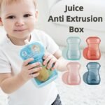 1Pc Anti Squeezing Fruit Puree Box, Squeeze-Proof Holder For Food Pouches And Juice Boxes, Easy Flipping Design For Convenient Feeding - Image 6