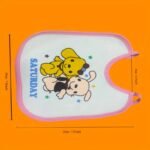 One-Week Non-Repeating, Drawstring High Quality, Washable, Reusable Newborn Burp Cloth - Image 3