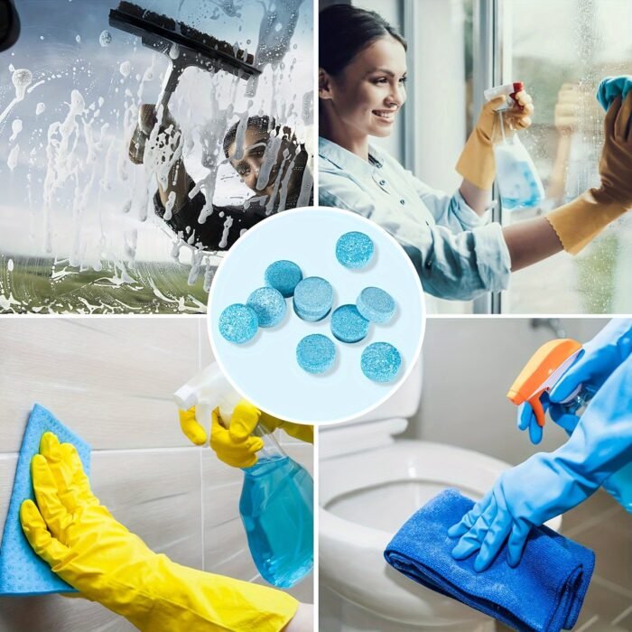 20/30/50Pcs Of Car Glass Water Concentrated Wiper Solid Effervescent Tablets For Cleaning Oil Stains, Suitable For All Seasons - Image 12
