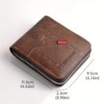 1Pc Men'S Business Wallet, Retro Letter Embossed Credit Card Holder, Gift For Men